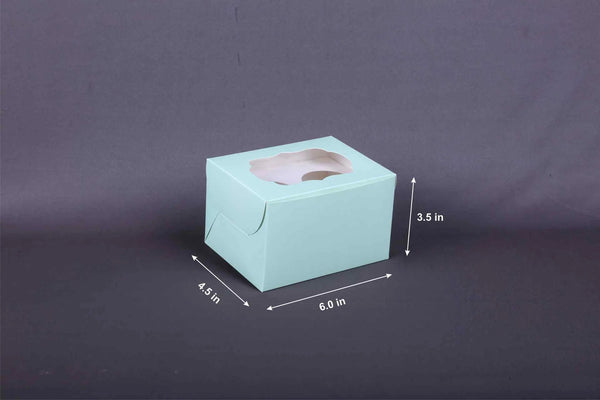 2 CUPCAKE BOX (6*4.5*3.5)