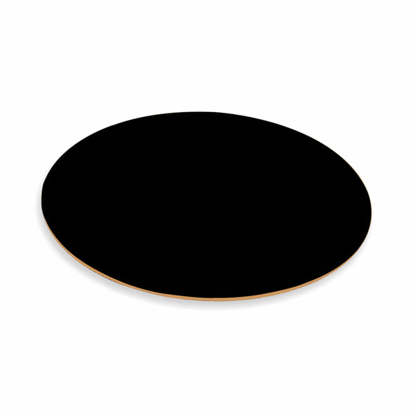 BLACK ROUND CAKE BASE