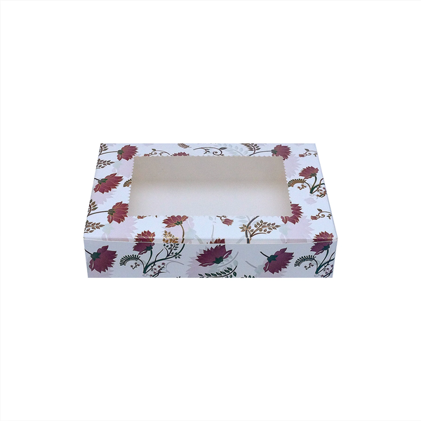 6 Brownie Box - Floral (8.5*6*1.75)