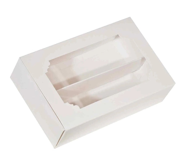 MACRON BOX FOR 12 (12*19*5) - WHITE