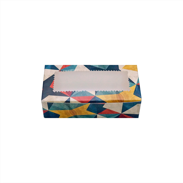 2 Brownie Box - Geometrical Pattern (6*3*1.75)