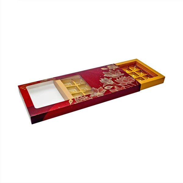 24 CAVITY CHOCOLATE BOX MARUN FESTIVE COLLECTION