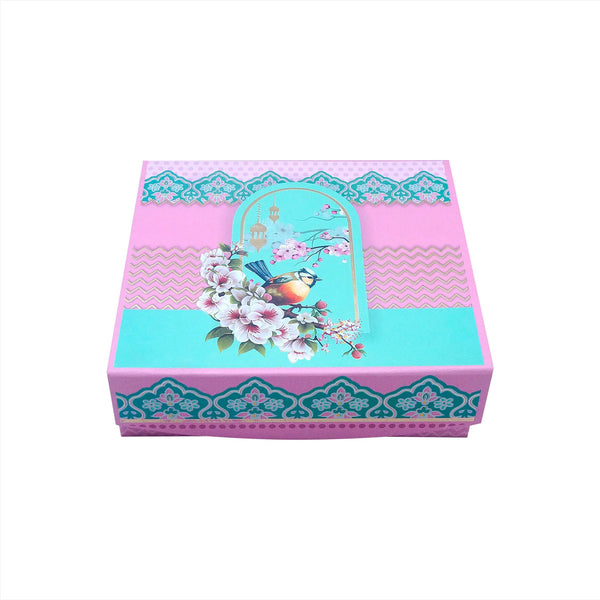 BLOSSOM BIRD HARMONY DESIGN 2 JAR WITH RIGID  (8.25 X 7.25 x 2.5 )